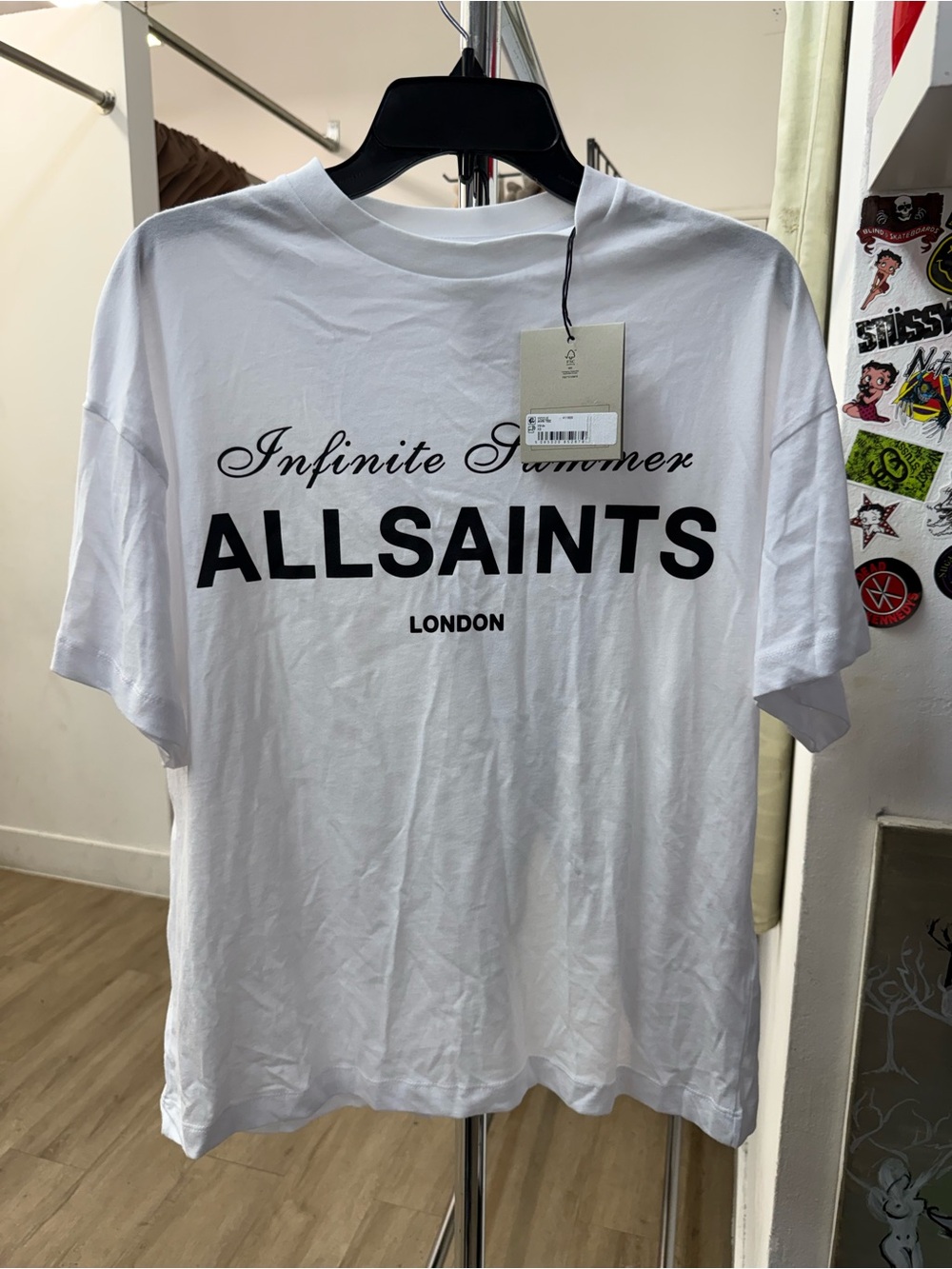 NWT All Saints Avril Tee Sz Xs
